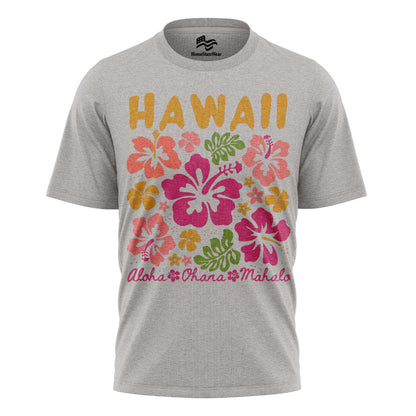 Hawaii Hibiscus Aloha Tropical Vacation Graphic Shirt