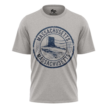 Massachusetts Gildan T-Shirt | Bay State Graphic Tee