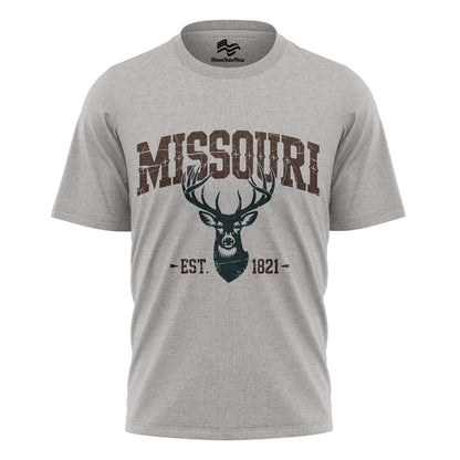 Missouri Deer Hunting T-Shirt, Vintage Wildlife Outdoor Tee