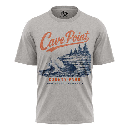 Cave Point County Park Tee | Door County Wisconsin Shirt