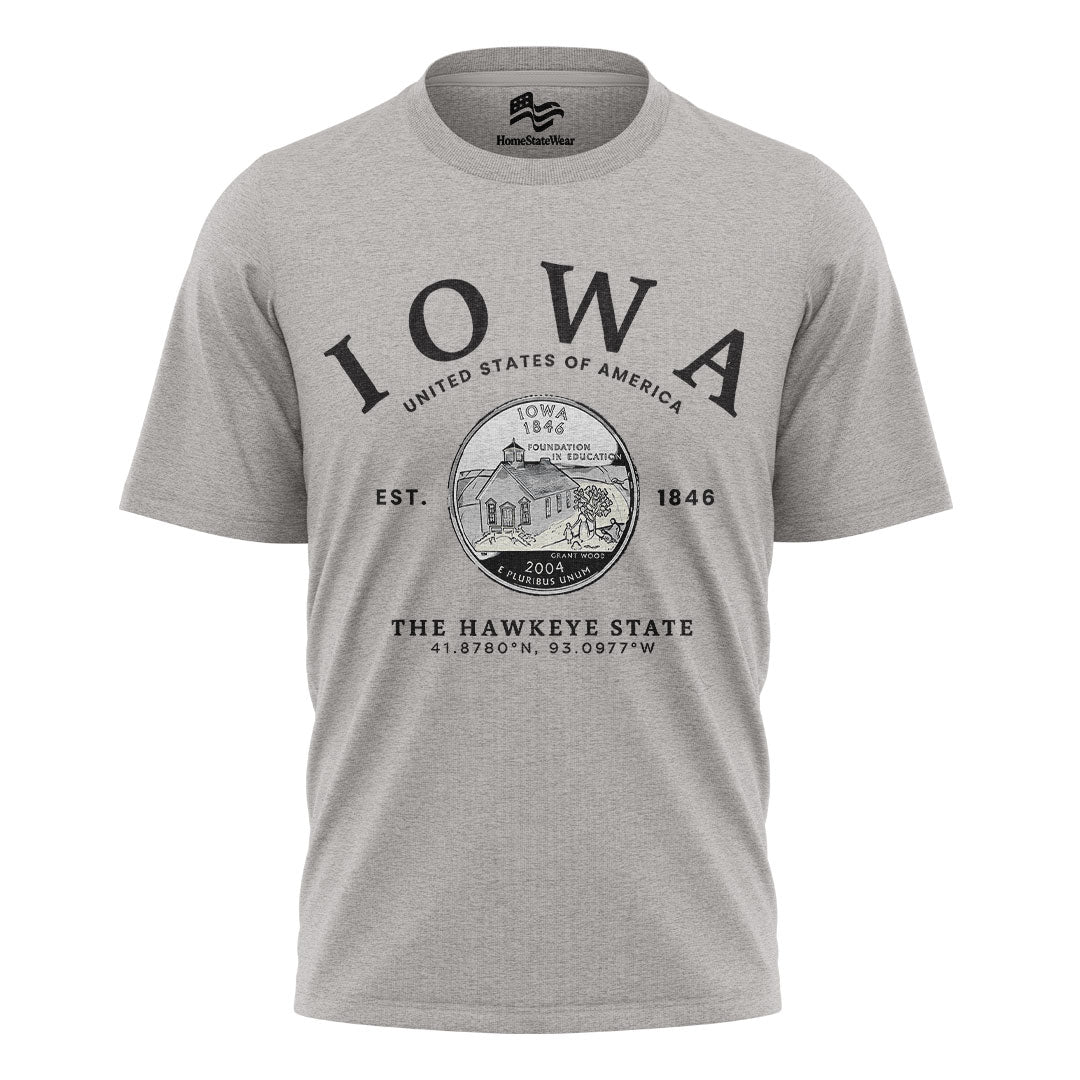 Iowa Hawkeye State T-Shirt | State Pride Gift Tee