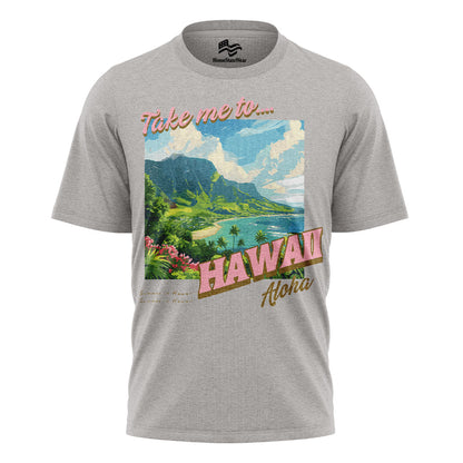 Hawaii Aloha State Comfort Colors Retro Summer Beach Shirt