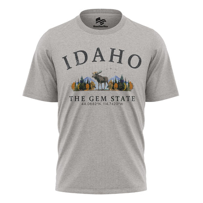 Idaho Nature Lover Gem State Pride Tee