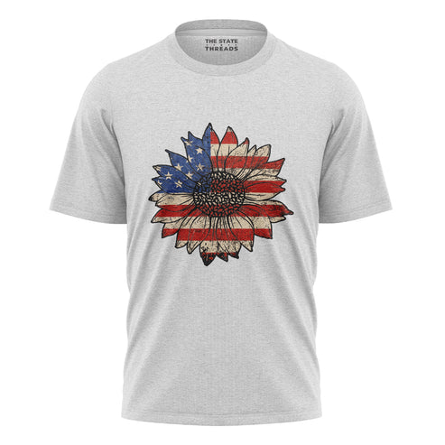 Sunflower USA Flag Vintage Shirt