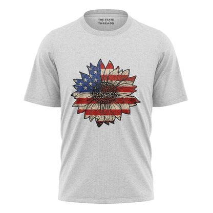 Sunflower USA Flag Vintage Shirt
