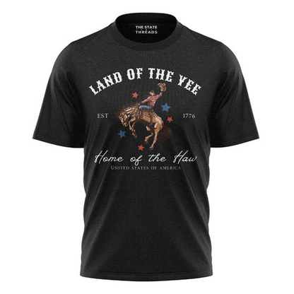 America Land of the Yee Haw Cowboy Shirt