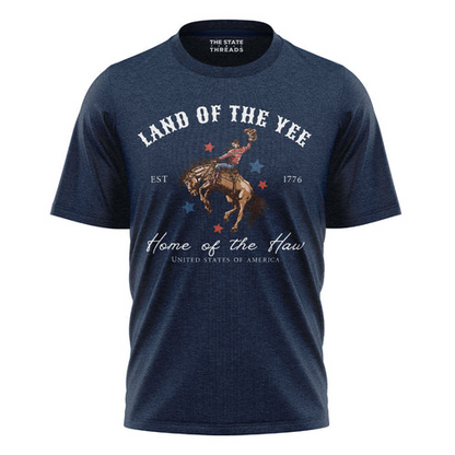 America Land of the Yee Haw Cowboy Shirt