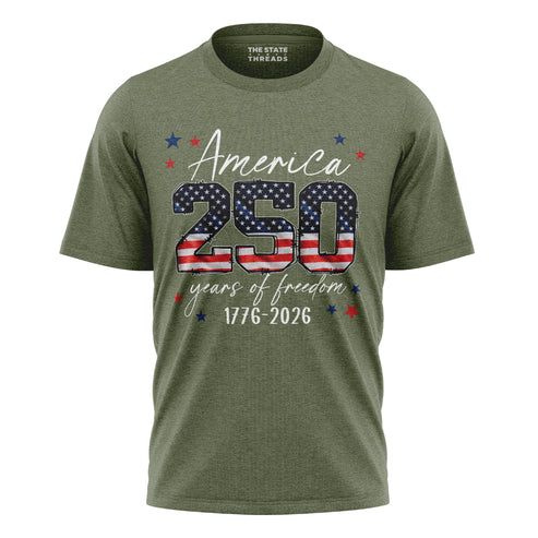 America 250 Years Freedom Anniversary Shirt
