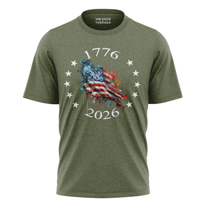 USA Flag 250 Anniversary Shirt