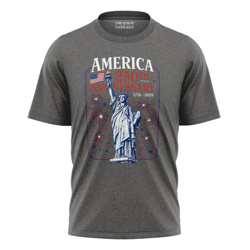 America 250 Statue Fireworks Shirt
