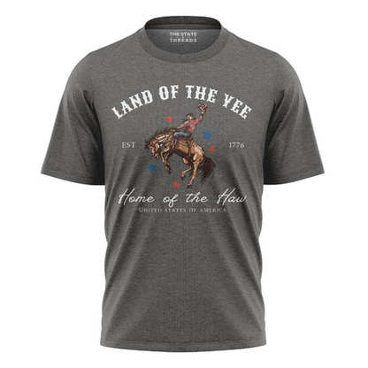 America Land of the Yee Haw Cowboy Shirt