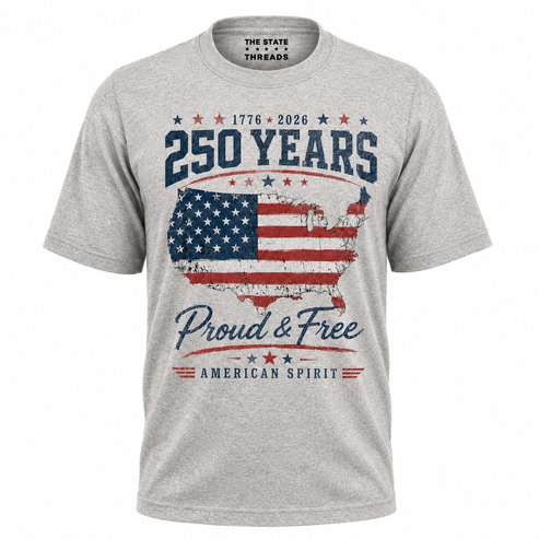 America 250 Years Proud Free American Spirit Shirt