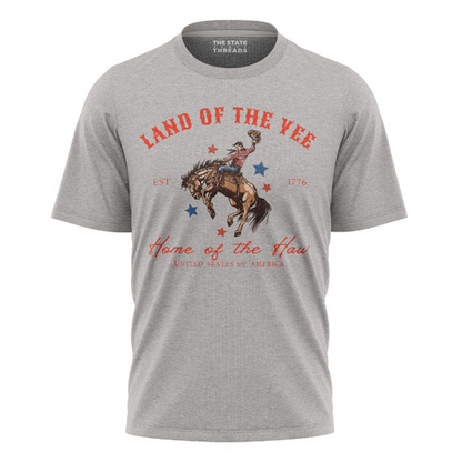 America Land of the Yee Haw Cowboy Shirt