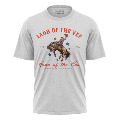 America Land of the Yee Haw Cowboy Shirt