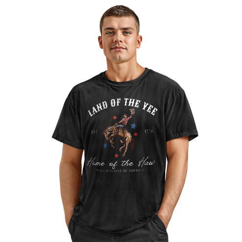 America Land of the Yee Haw Cowboy Shirt
