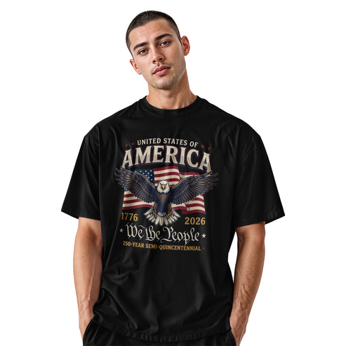America 250th We The People Eagle Patriotic Shirt